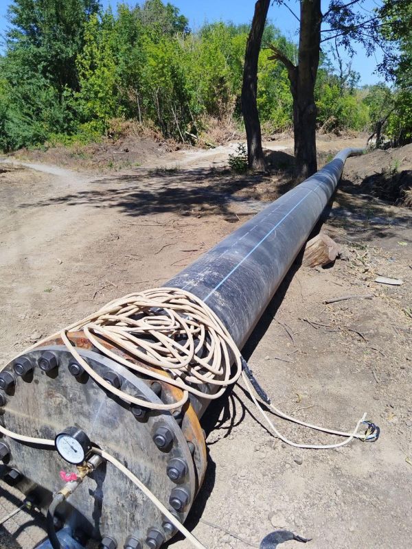 При поддержке Бурятии продолжается ремонт главного водовода города Комсомольское