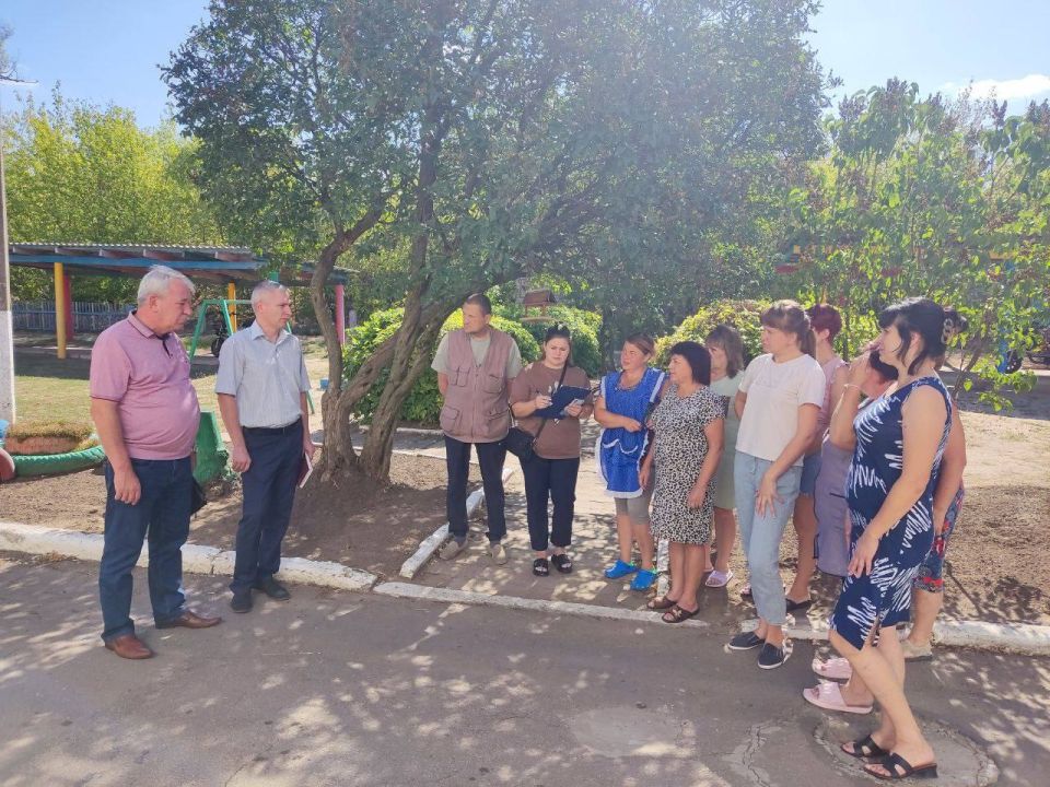 Сегодня, 20 августа, провёл встречу с трудовым коллективом ГБДОУ «Детский сад № 315 г. о. Донецк» в г. Моспино