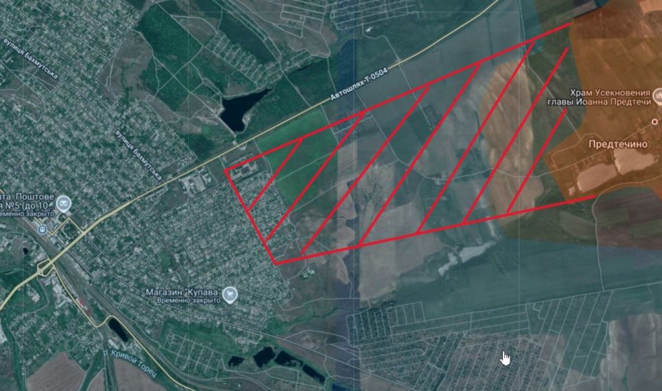 ВС РФ вошли в Константиновку со стороны Предтечино