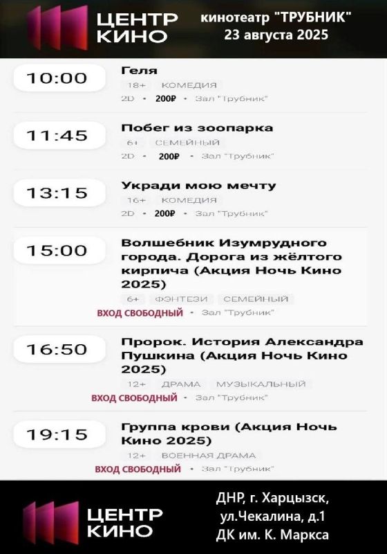 ���������� ������� � ���������� �������� 23 ������� 2025 ����