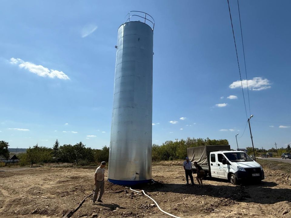 Хватит на три тысячи человек: в Макеевке запустили новую водонапорную башню