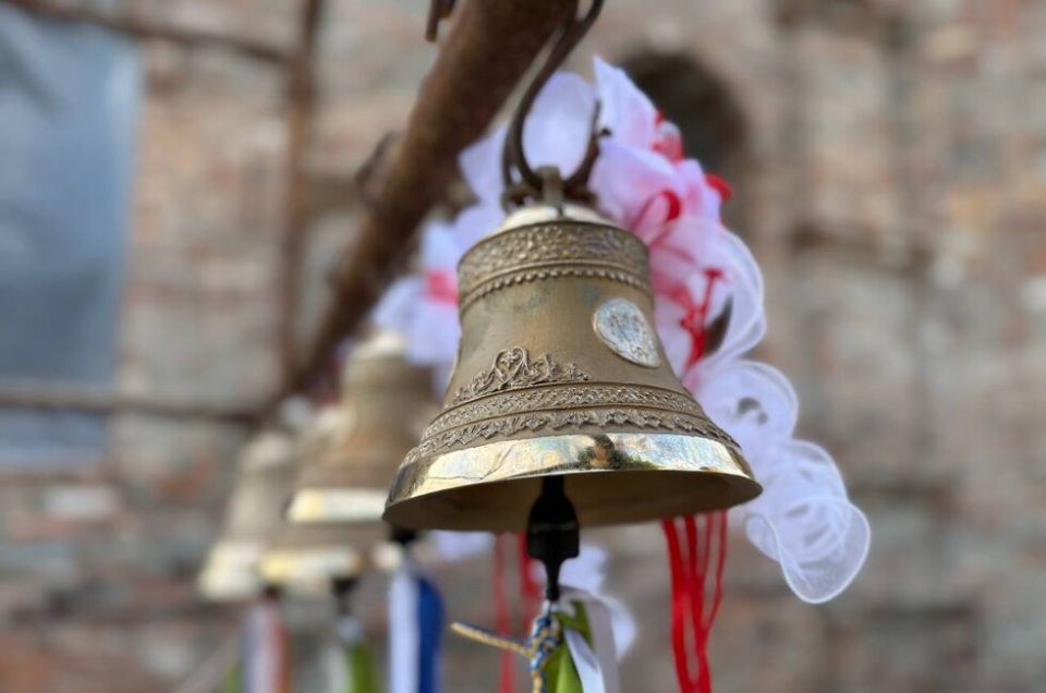 В Донецке освятили новую звонницу храма Иоанна Сочавского