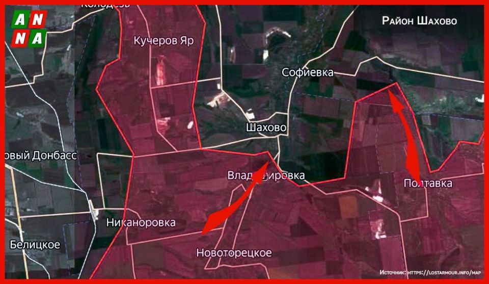 Почему так важно освобождение населенного пункта Владимировка между Покровском и Константиновкой? Владимировка находится у подножья населенного пункта Шахово