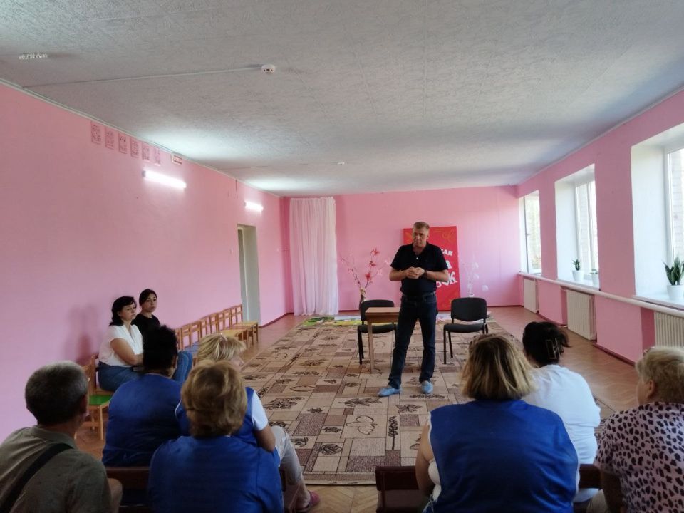 Сергей Юзвинкевич: Провел встречу с трудовым коллективом ГКДОУ "Боевской детский сад "Солнышко" Володарского мо" ДНР