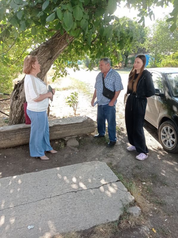 В с. Новоклиновка прошла встреча с населением