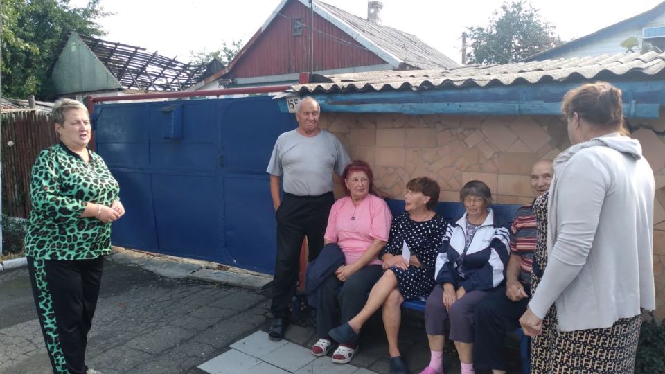 26 августа 2025 года, заведующий Рассыпнянским территориальным сектором Александра Кендысь, провела встречу с населением по адресу: ул. Белова