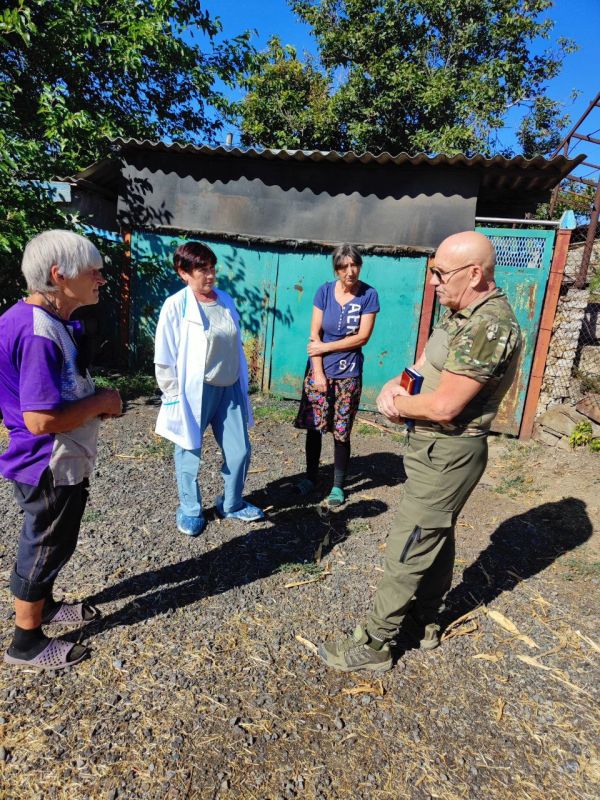 Начальник Успенского территориального отдела Сергей Шпорт провел встречу с жителями с. Григорьевка