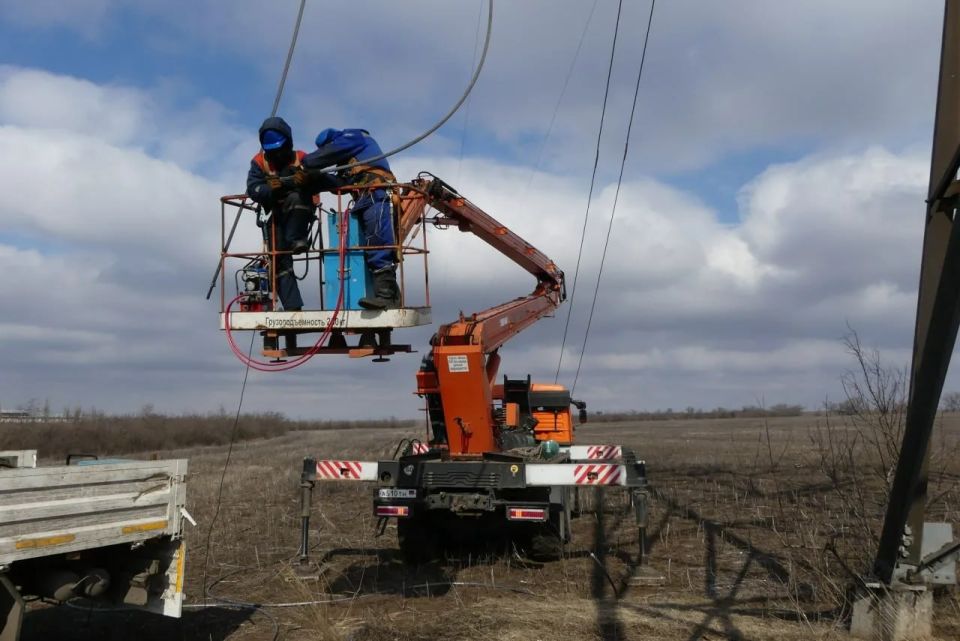 1 Восстановлено электроснабжение трех освобожденных населенных пунктов ДНР