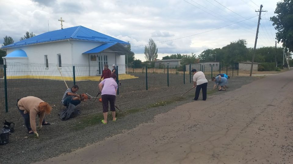 Сергей Юзвинкевич: Жители села Касьяновка принимают активное участие в благоустройстве родного села