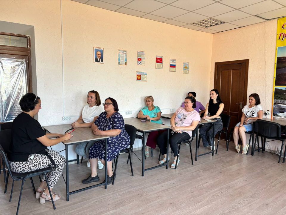 Член общественного совета провела встречу с жителями в селе Гранитное