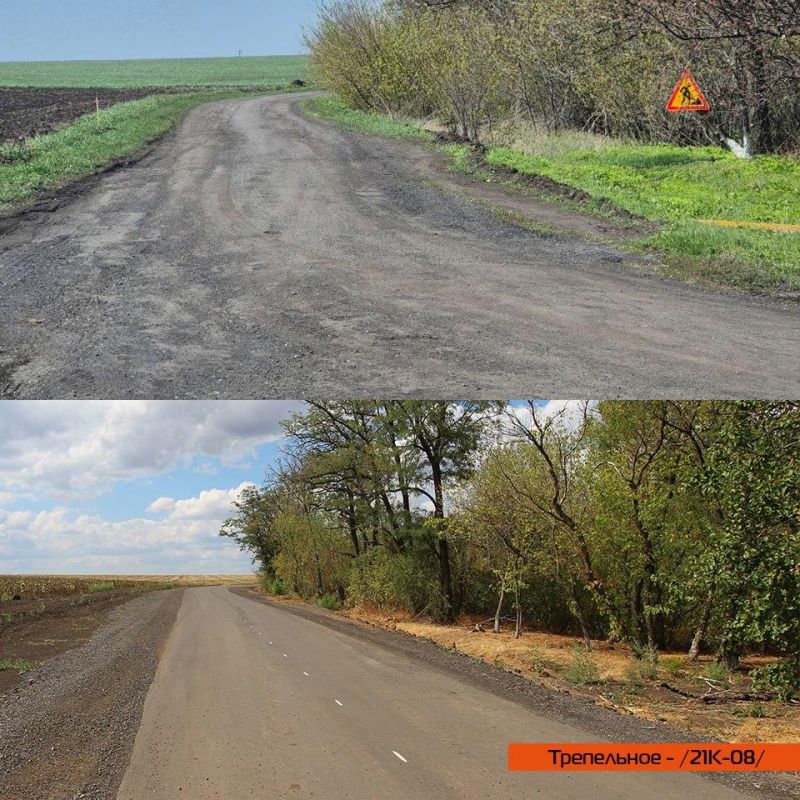 Как преобразились участки дорог, восстановленные в рамках Дорожного фонда ДНР в текущем году