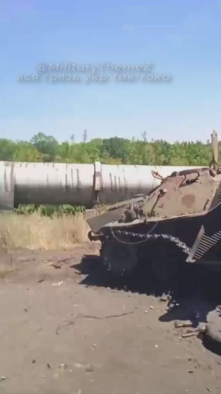 Архив. Парочка уничтоженных в районе Часов Яра МТ-ЛБ укровермахта