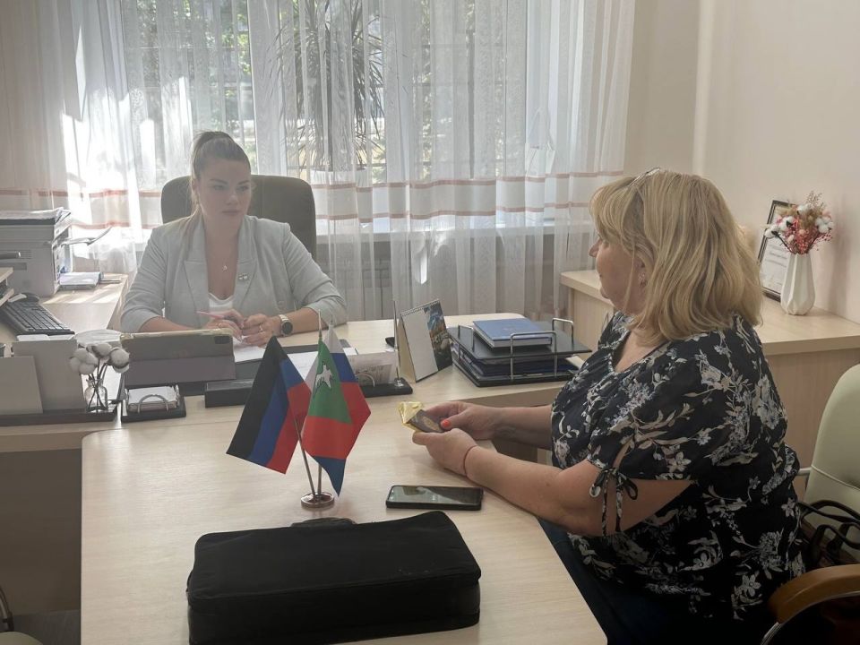Роман Конев: Состоялся приём граждан заместителем председателя Горловского городского совета Донецкой Народной Республики первого созыва Софией Потаповой