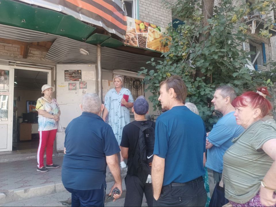 В Авдеевке прошла встреча представителя администрации Ясиноватского муниципального округа с жителями посёлка «Химик» города Авдеевка