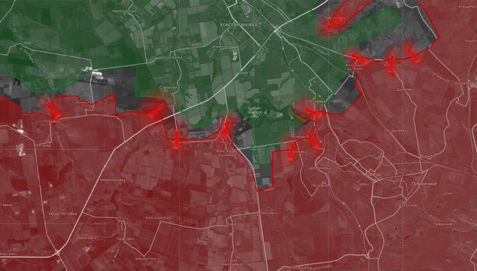 «На Торецком направлении идут бои у Катериновки и за северо-западную часть Александро-Шультино