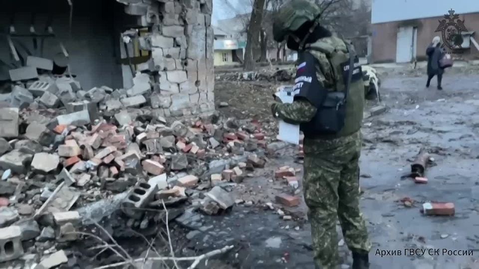 За минувшие сутки следователями СК России зафиксированы очередные обстрелы территории ДНР, совершенные ВФУ