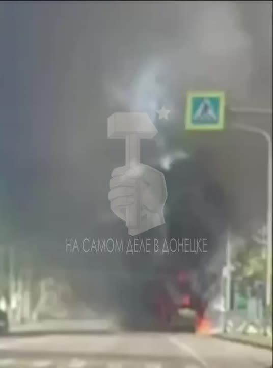 Углегорск сейчас. ВСУ ударили по территории АЗС