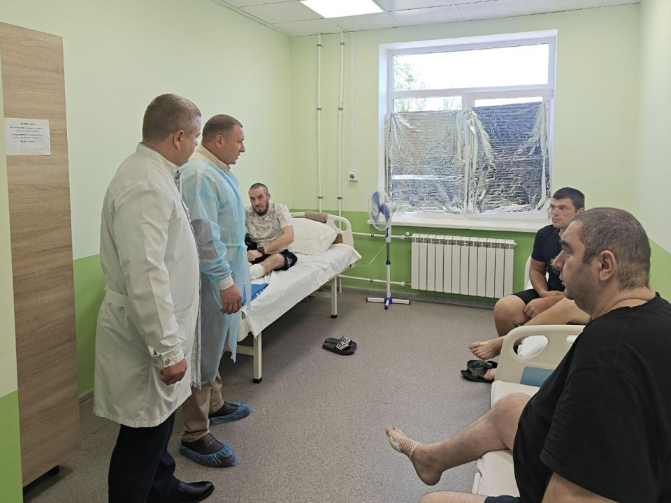Сергей Ермаков: 3 сентября посетил военнослужащих, проходящих лечение в местных медицинских учреждениях