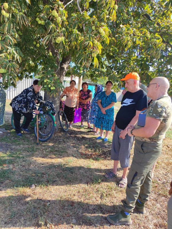 В пос. Харьковское состоялась встреча с населением