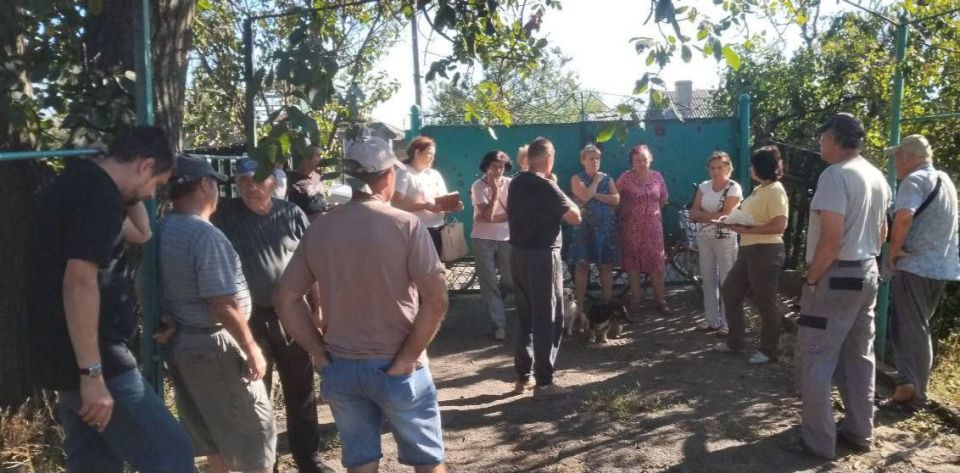 Наталья Великодная: Сегодня провела встречу с жителями села Дачное Кураховского м.о