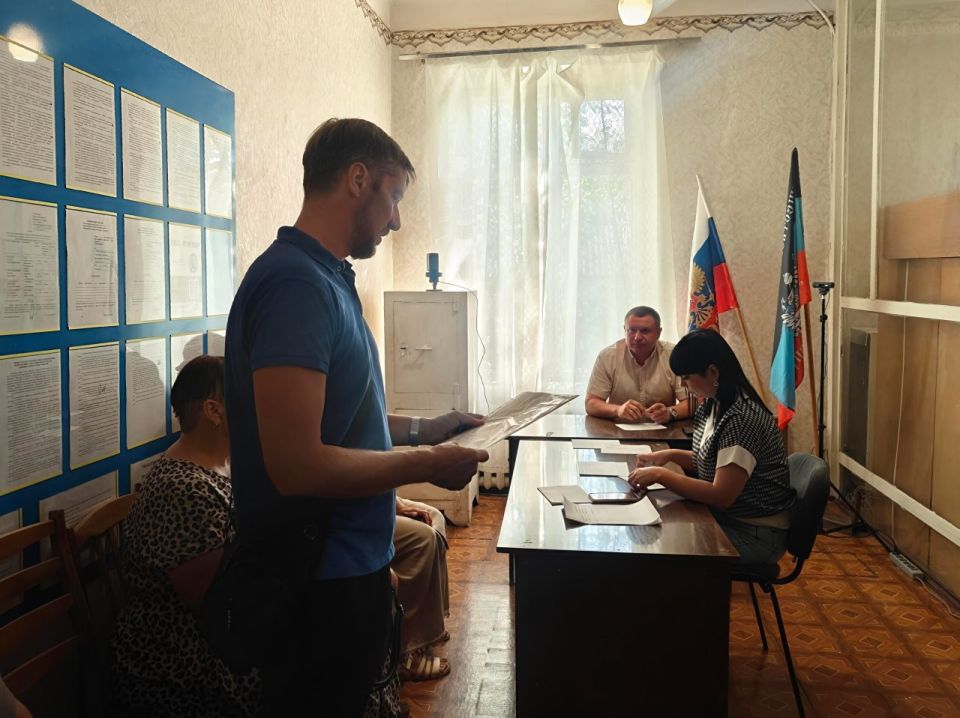 Сергей Ермаков: 3 сентября провел личный прием граждан