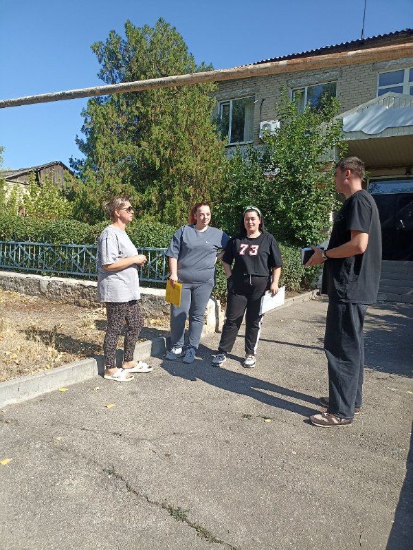 3 сентября врио заведующего Осыковским территориальным сектором Плющ Андрей провел встречу с жителями села Осыково