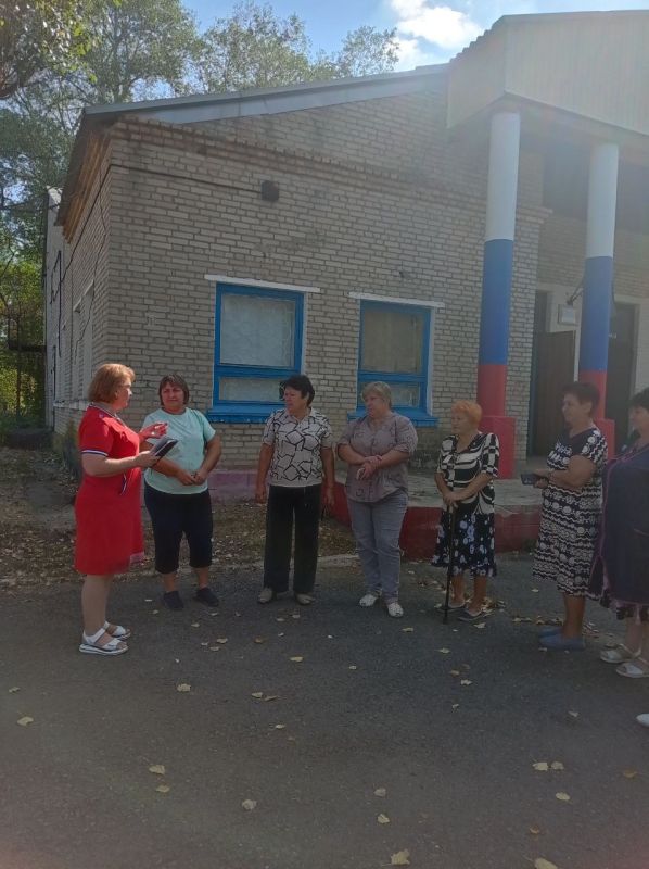 В с. Великое Мешково состоялась встреча с населением