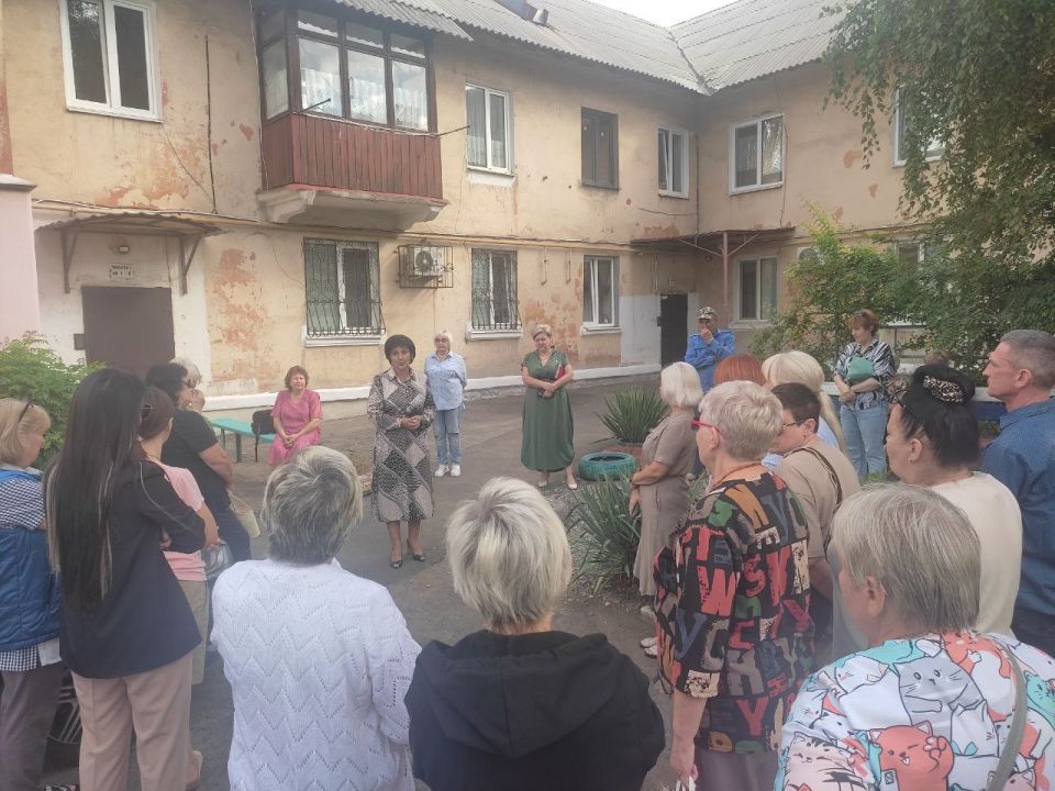 #80регион. По поручению Главы ДНР Дениса Пушилина, на территории Кировского внутригородского района продолжаются встречи с населением на подведомственной территории