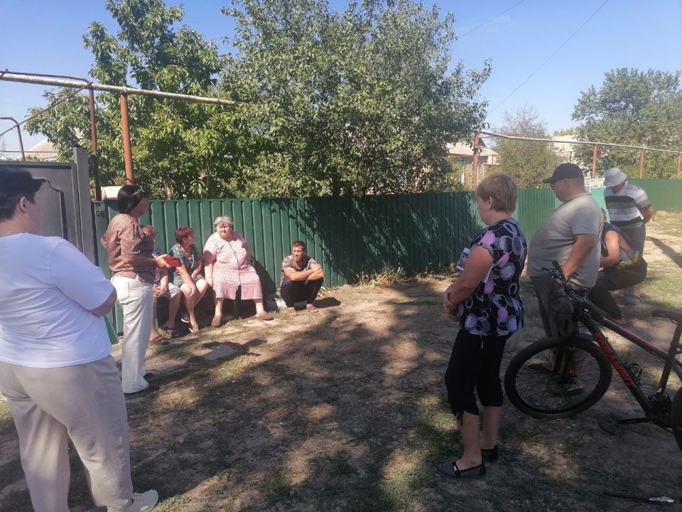 В с. Василевка состоялась встреча с населением