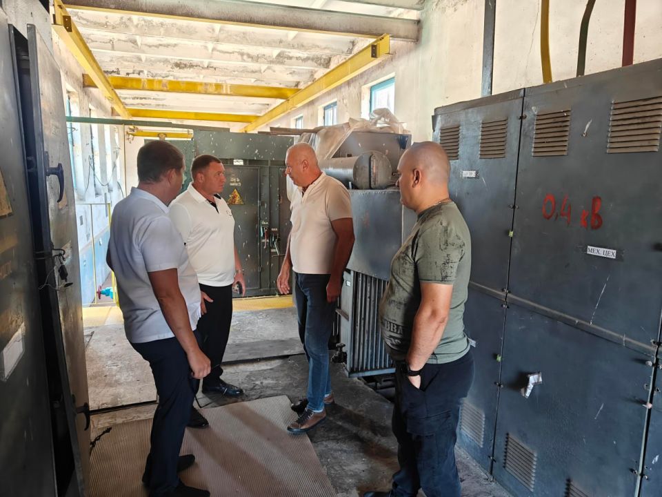 Сергей Ермаков: Проверил ход ремонтных работ на центральной насосной станции