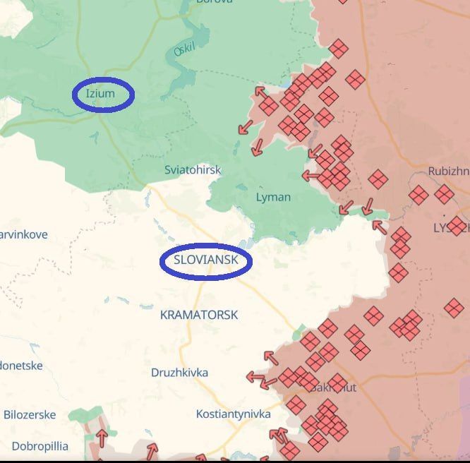 Армия России перерезает снабжение врага по трассе Славянск-Изюм