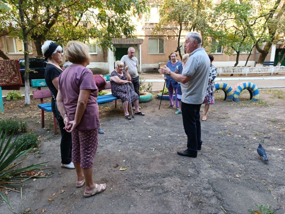 Сергей Литвинов: Встреча с жителями Ждановки