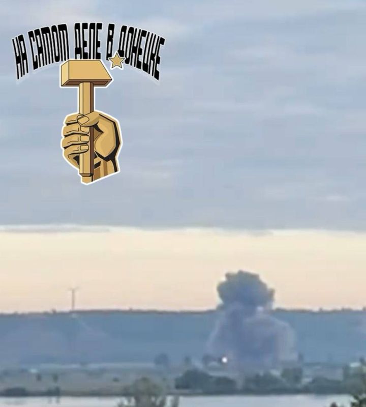 Мощный утренний прилёт в районе оккупированного ВСУ Славянска