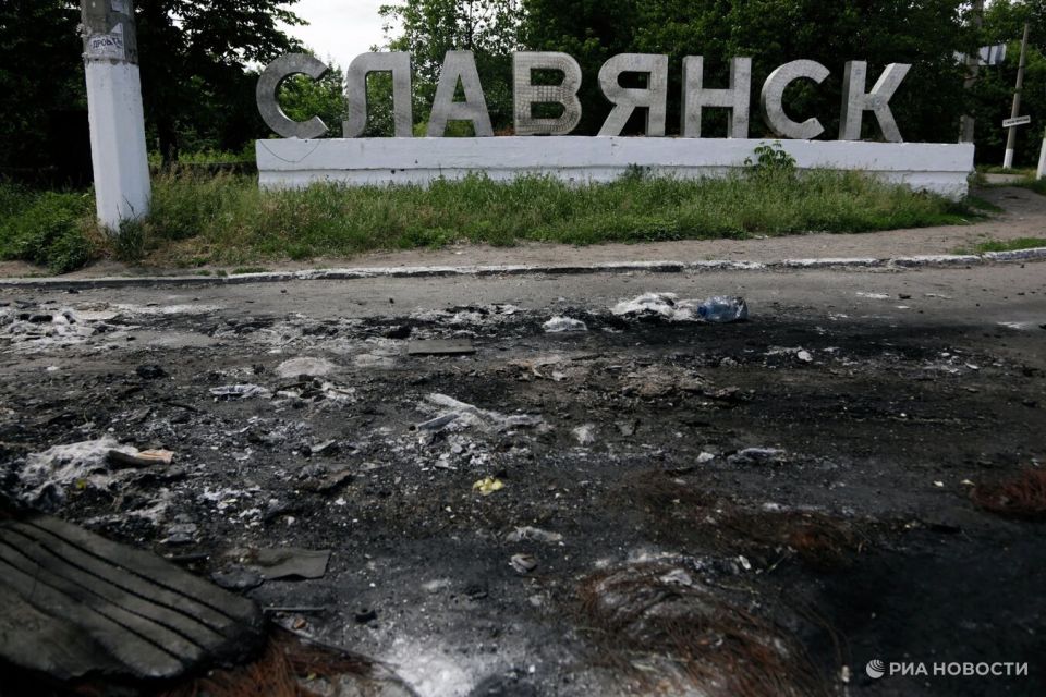 Славянск остался без света