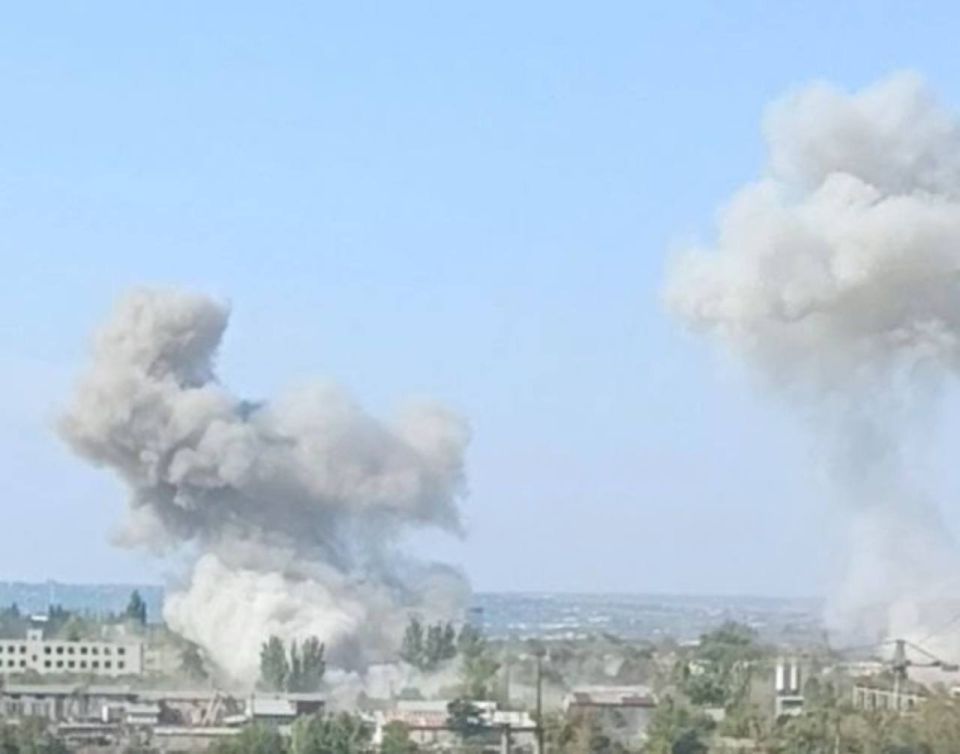 В районе Краматорска мощные прилёты