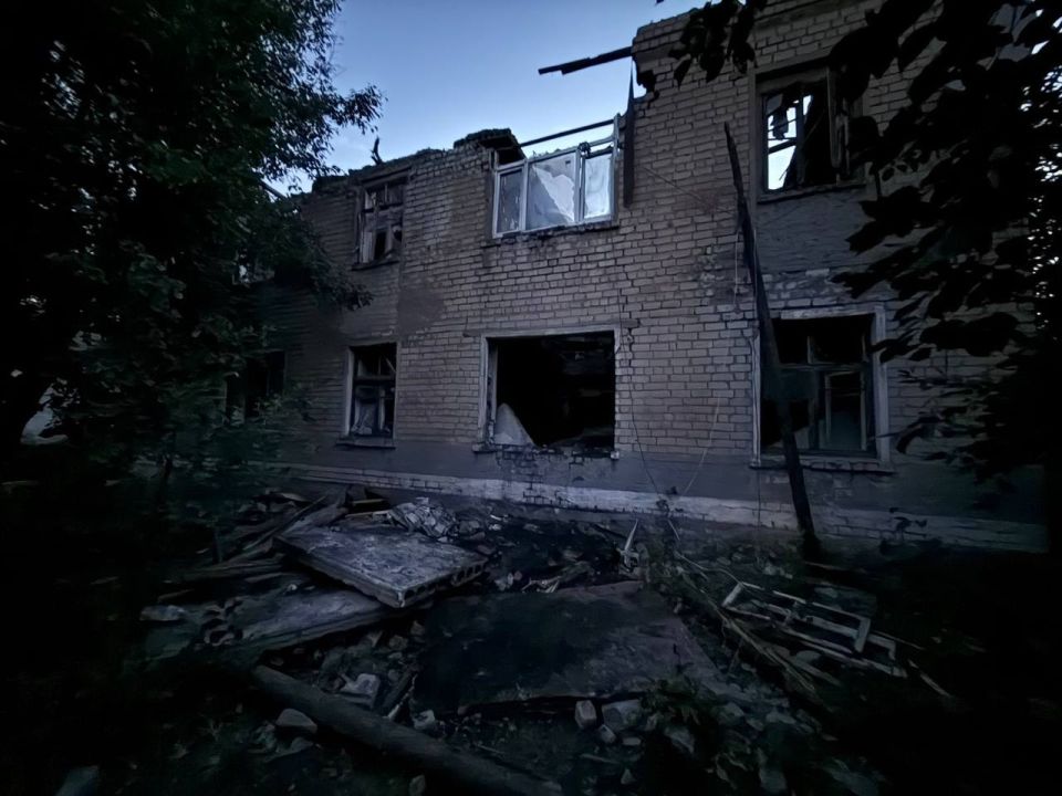 Удар «Герань-2» по позициям противника в Новодонецком