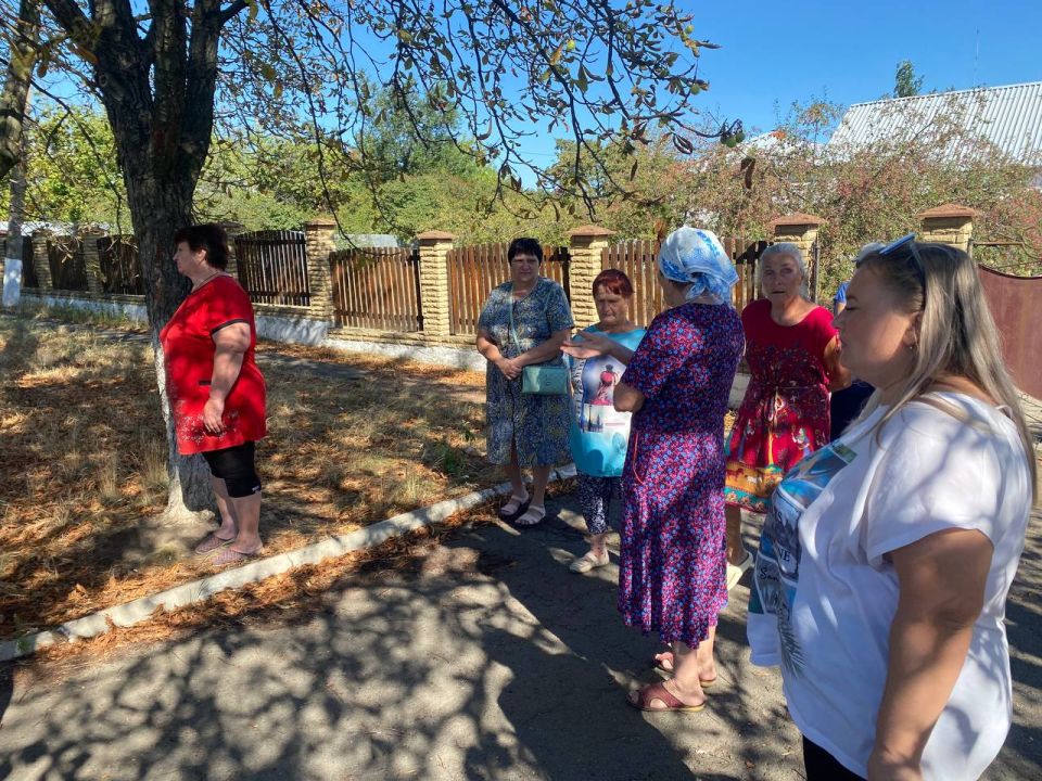 Встреча с населением. Проведена встреча с населением в п.Бахчевик