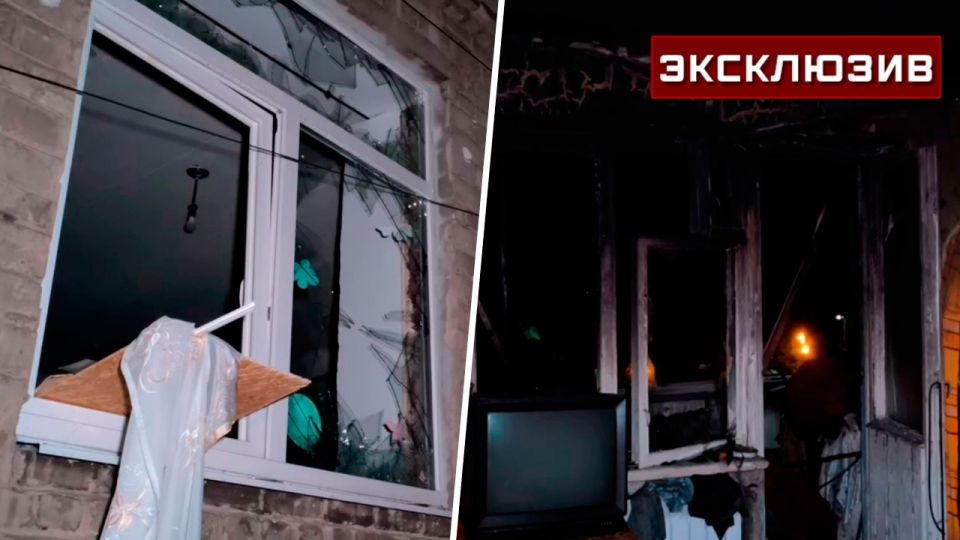 Разрушенные этажи: последствия обстрелов ВСУ Донецка и Макеевки сняли на видео