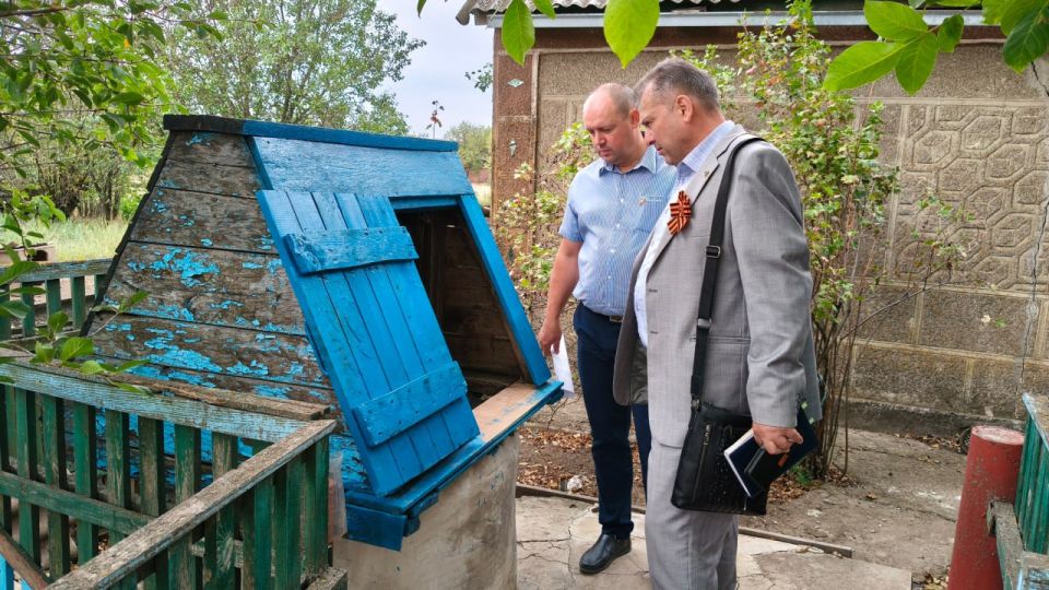 Таймураз Арсоев: По поручению Главы Донецкой Народной Республики Дениса Пушилина, мы с первым заместителем Главы администрации округа Иваном Борзых побывали в селе Ивановка