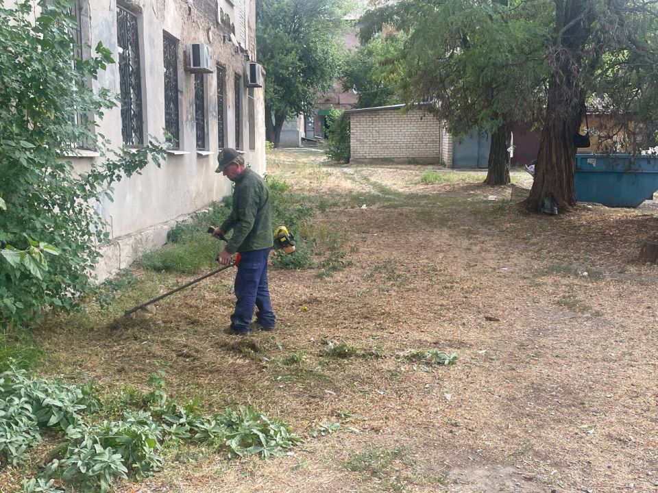 Александр Качанов: В Докучаевске на постоянной основе выполняется комплекс мер по благоустройству территории округа