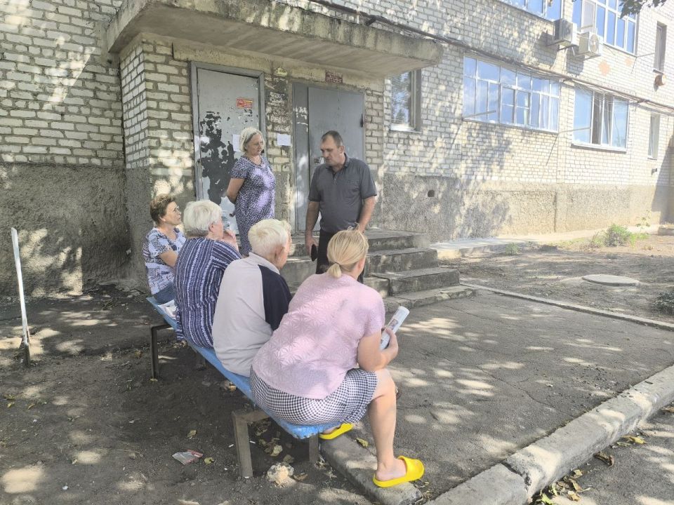 В Докучаевске проходят регулярные встречи с жителями