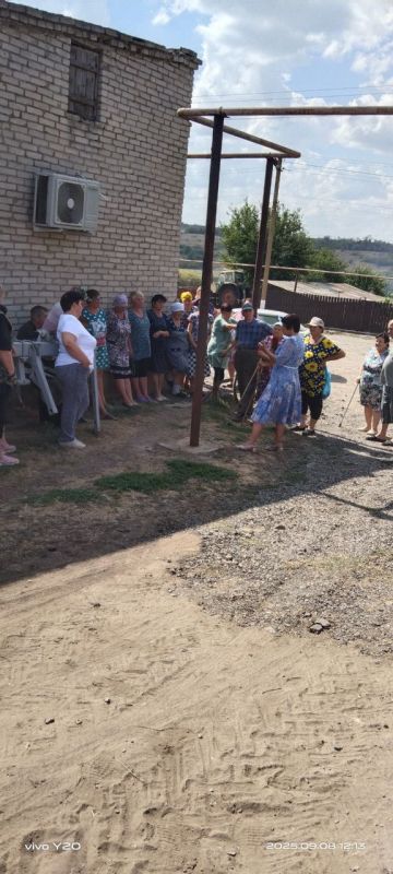 Начальник Василевского территориального отдела Ирина Щурова провела встречу с жителями с. Василевка