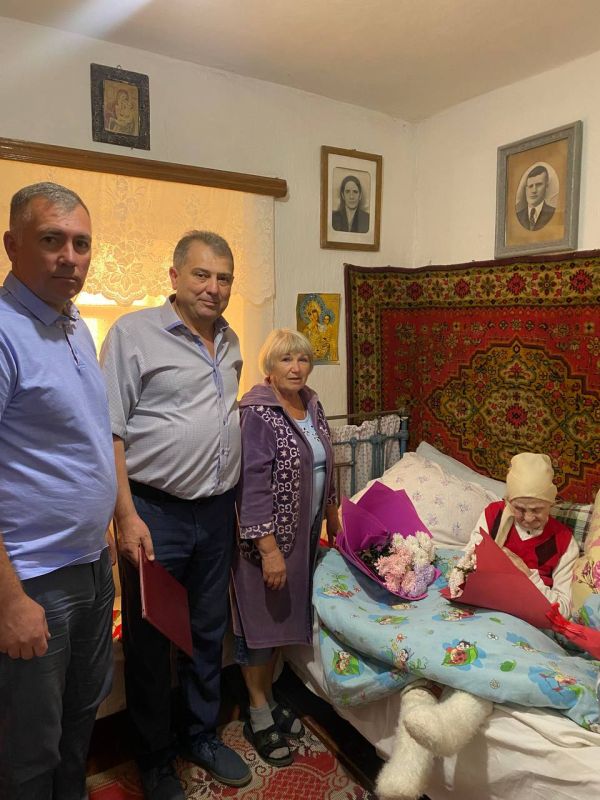 Поздравление со 100-летием Герасименко Ольги Григорьевны