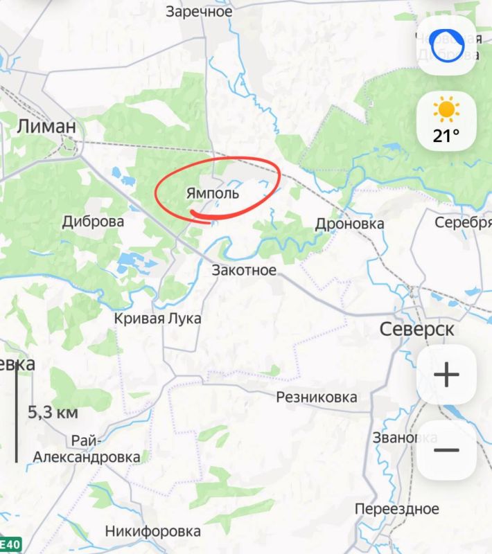 ВС РФ начали бои за Ямполь