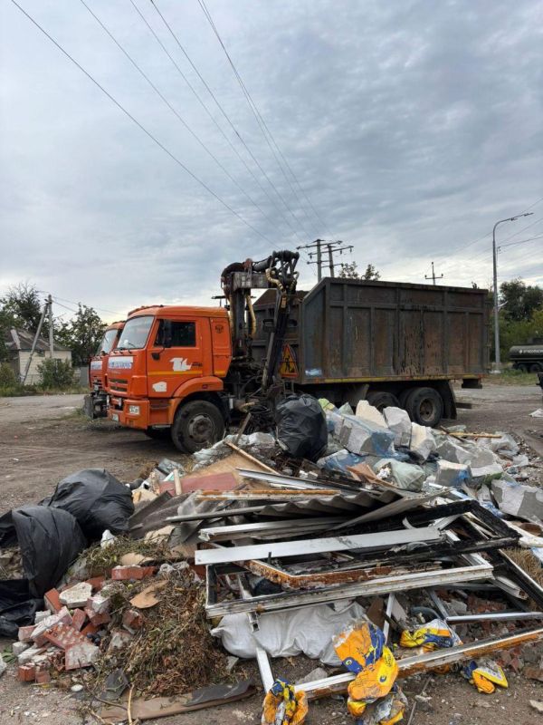 На левобережье Мариуполя тульские специалисты ликвидировали ряд стихийных свалок