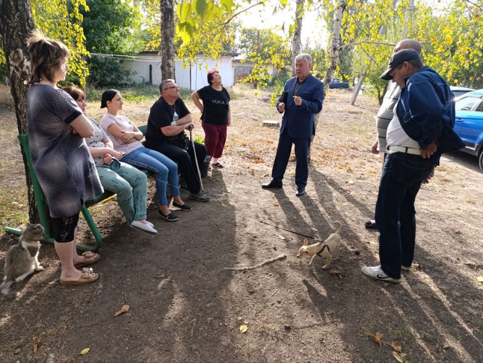 Сергей Литвинов: Встреча с жителями Ждановки