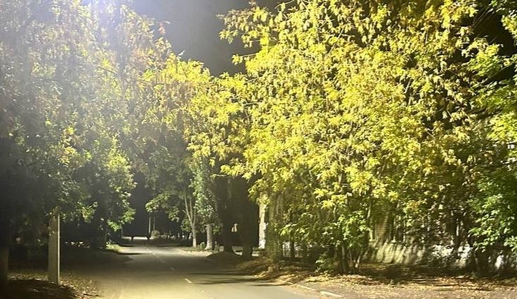 В Ждановке продолжаются активные работы по улучшению уличного освещения