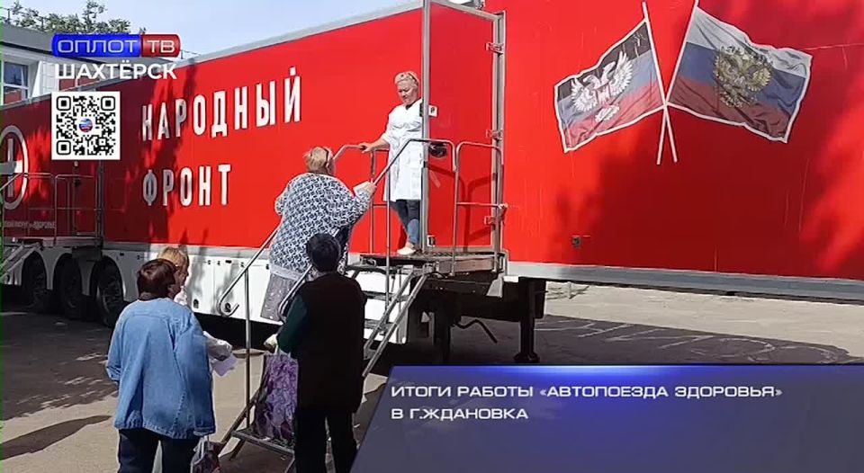 Будьте здоровы. Итоги работы «Автопоезда Здоровья» в г.Ждановка. 19.09.25