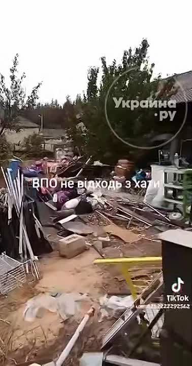 На Украине в окрестностях Краматорска ВСУшники захватили дом мирного жителя