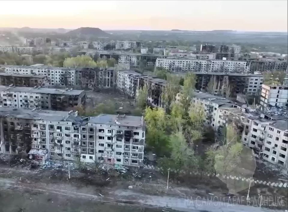 К сожалению, так сегодня выглядит город Димитров (укр